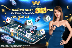 Read more about the article THƯỞNG NGAY 888 VND KHI THẮNG TẠI SẢN PHẨM CUA, TÔM VÀ CÁ