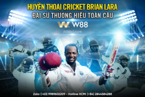 Read more about the article HUYỀN THOẠI CRICKET: BRIAN LARA TRỞ THÀNH ĐẠI SỨ THƯƠNG HIỆU CỦA W88!!!