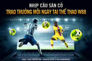 Read more about the article NHỊP CẦU SÂN CỎ – TRAO THƯỞNG MỖI NGÀY TẠI THỂ THAO W88