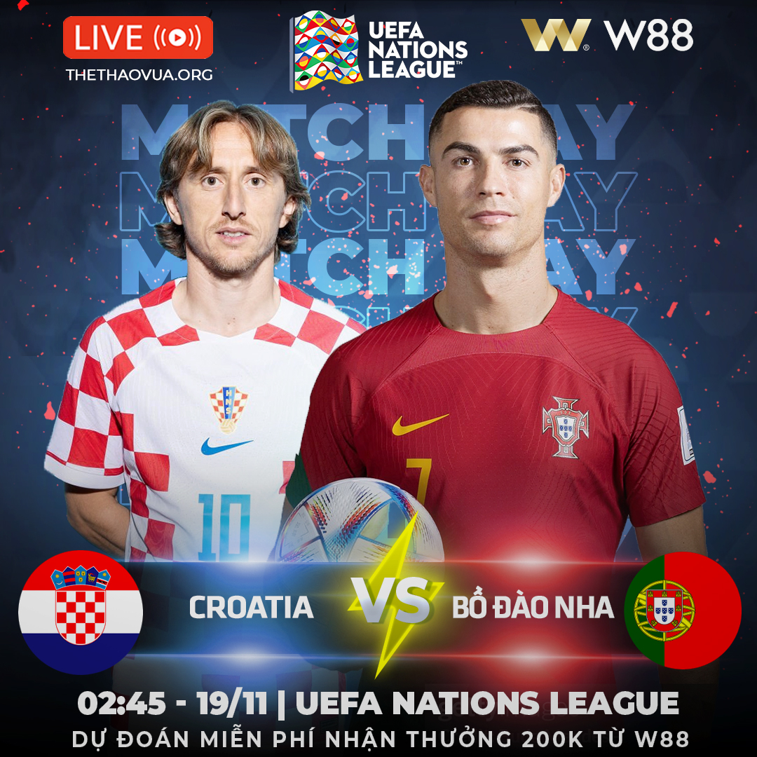 You are currently viewing [W88 – MINIGAME] CROATIA – BỒ ĐÀO NHA | MỞ TIỆC BÀN THẮNG