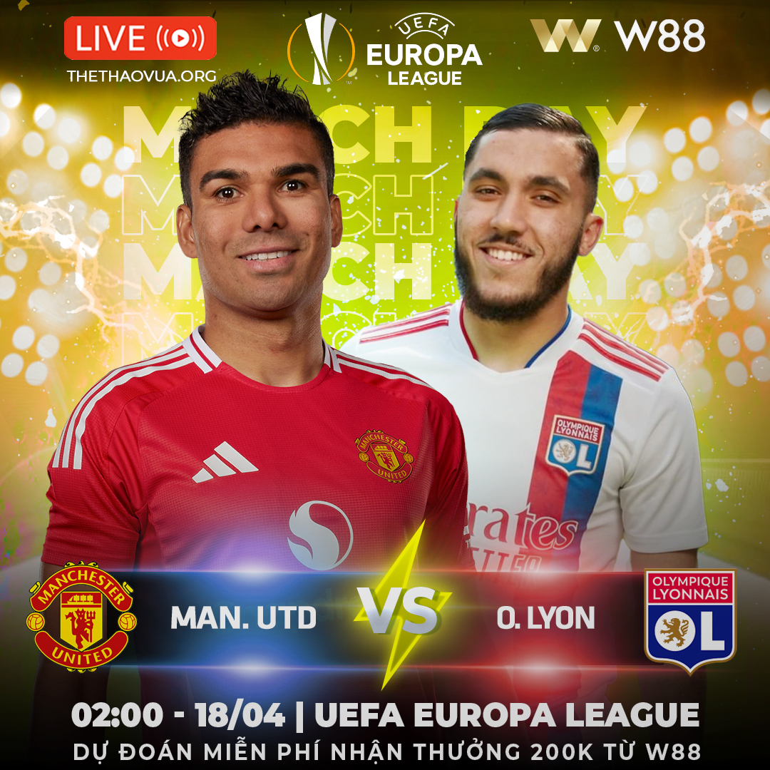 You are currently viewing [W88 – MINIGAME] MAN UNITED – LYON | CƠN MƯA BÀN THẮNG