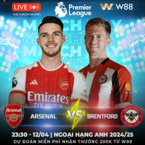 Read more about the article [W88 – MINIGAME] ARSENAL – BRENTFORD | “PHÁO THỦ” DƯỠNG SỨC