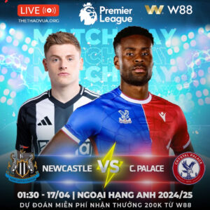 Read more about the article [W88 – MINIGAME]  NEWCASTLE – CRYSTAL PALACE | CHỜ BÀN THẮNG