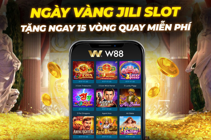 You are currently viewing LỘC NGÀY VÀNG JILI SLOT – TẶNG NGAY 15 VÒNG QUAY MIỄN PHÍ