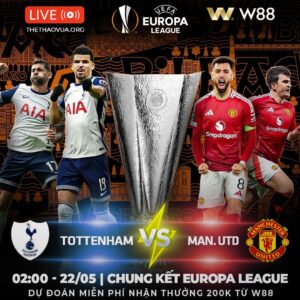 Read more about the article [W88 – MINIGAME] TOTTENHAM – MAN UNITED | QUỶ VƯƠNG