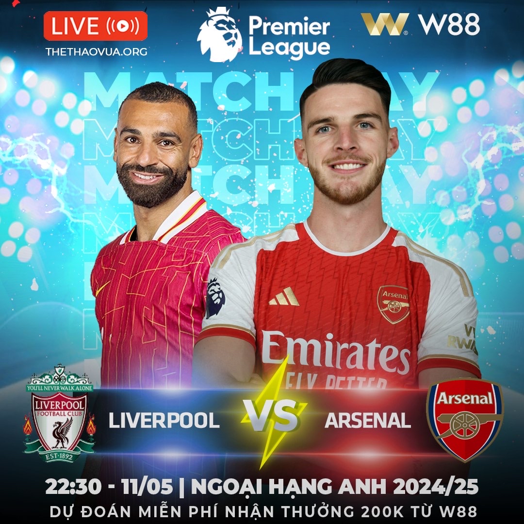 You are currently viewing [W88 – MINIGAME] LIVERPOOL – ARSENAL | ĐẠI TIỆC