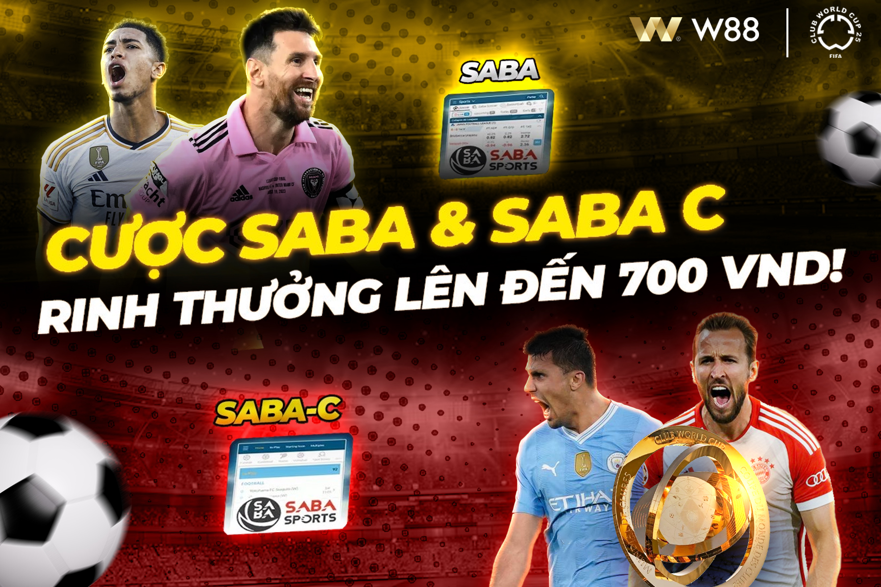 You are currently viewing CƯỢC SABA & SABA C – RINH THƯỞNG LÊN ĐẾN 700 VND!