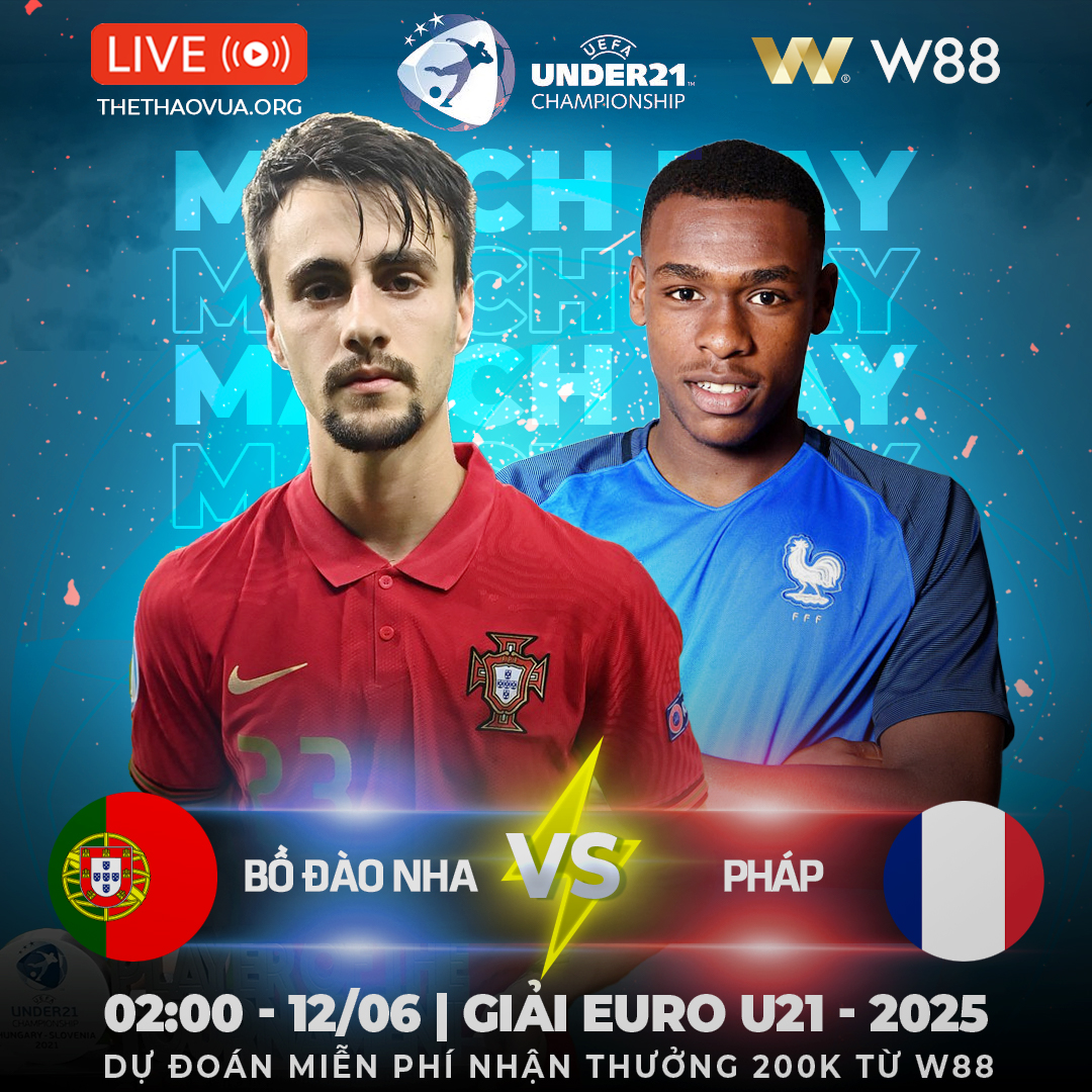 You are currently viewing [W88 – MINIGAME] U21 BỒ ĐÀO NHA – U21 PHÁP | NHỮNG VIÊN NGỌC THÔ
