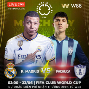 Read more about the article [W88 – MINIGAME] REAL MADRID – PACHUCA | KHẲNG ĐỊNH ĐẲNG CẤP