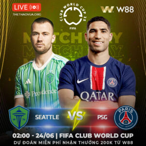 Read more about the article [W88 – MINIGAME] SEATTLE – PSG | NHÀ VUA TRỞ LẠI