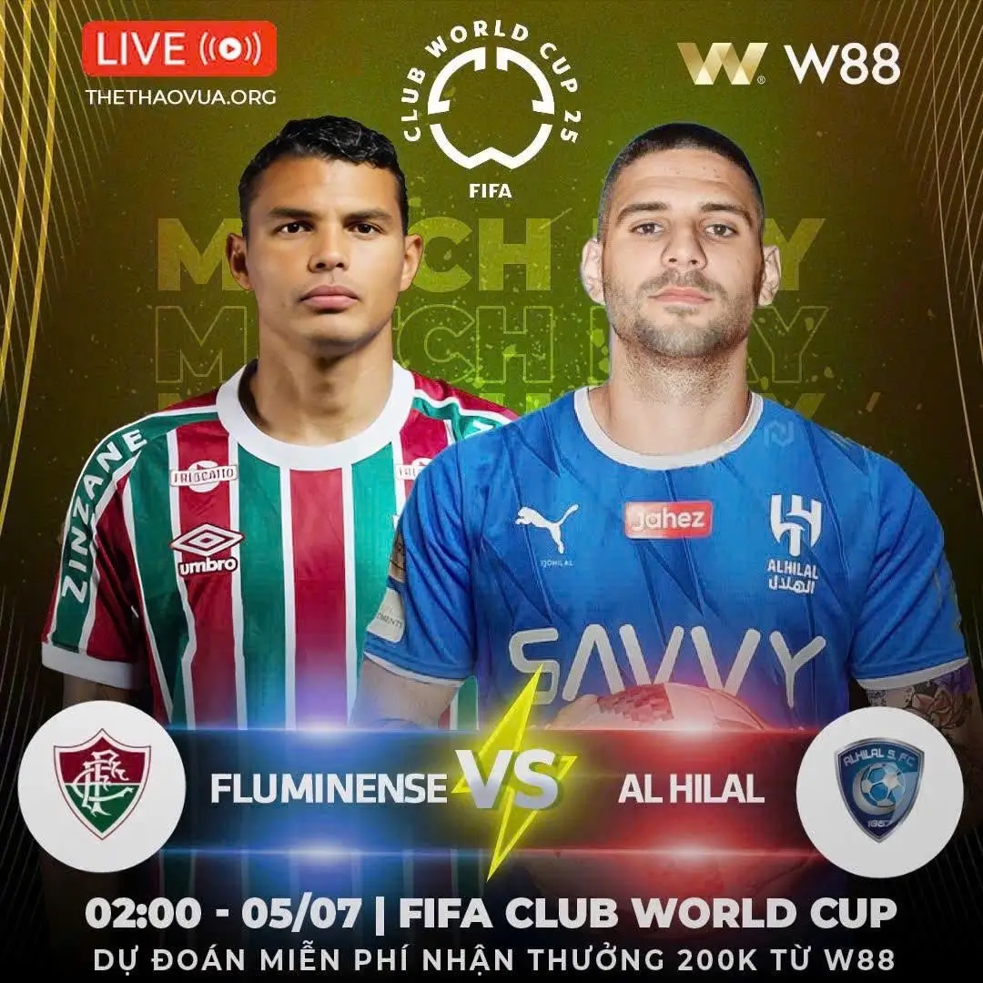 You are currently viewing [W88 – MINIGAME] FLUMINENSE – AL HILAL | ĐỒNG CÂN ĐỒNG LẠNG