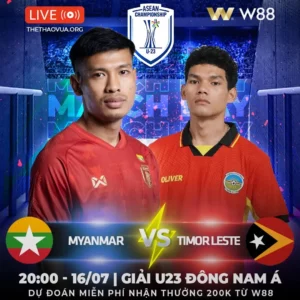 Read more about the article [W88 – MINIGAME] MYANMAR – TIMORLESTE | KẺ YẾU NGƯỢC DÒNG