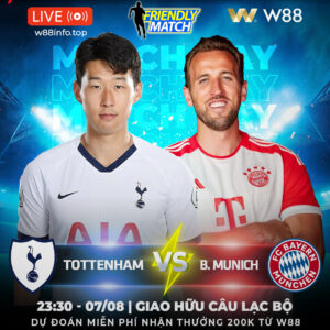 Read more about the article [W88 – MINIGAME] TOTTENHAM – BAYERN | ĐÔI CÔNG CỞI MỞ