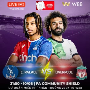 Read more about the article [W88 – MINIGAME] CRYSTAL PALACE – LIVERPOOL | ĐỊA CHẤN Ở WEMBLEY