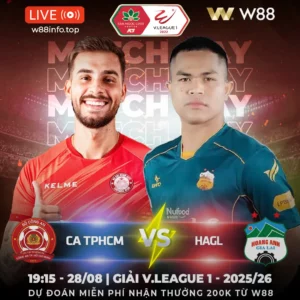 Read more about the article [W88 – MINIGAME] CA. TPHCM – HA. GIA LAI | CƠ HỘI NÀO CHO HAGL?