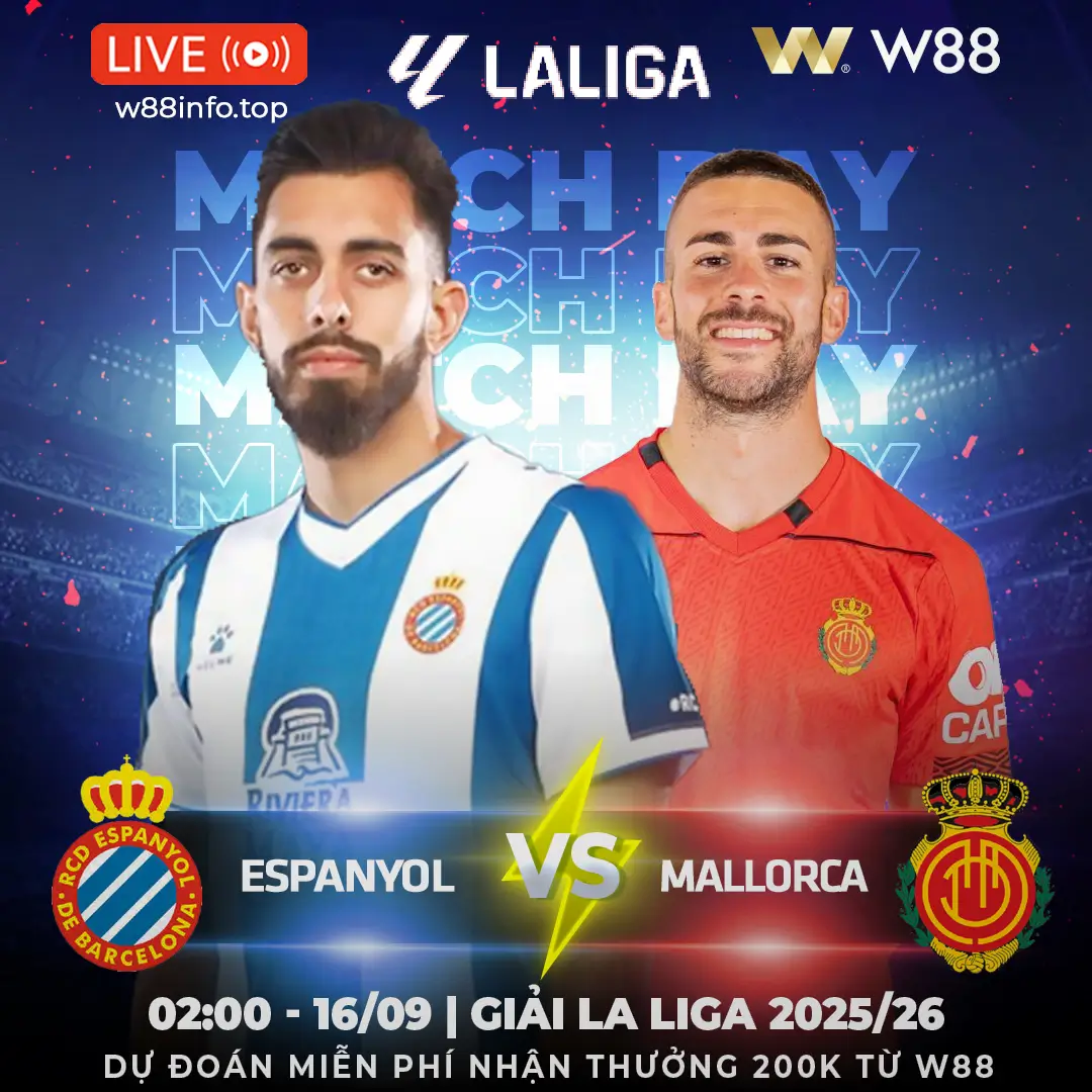 You are currently viewing [W88 – MINIGAME] ESPANYOL – MALLORCA | KHÔNG THỂ NGĂN CẢN