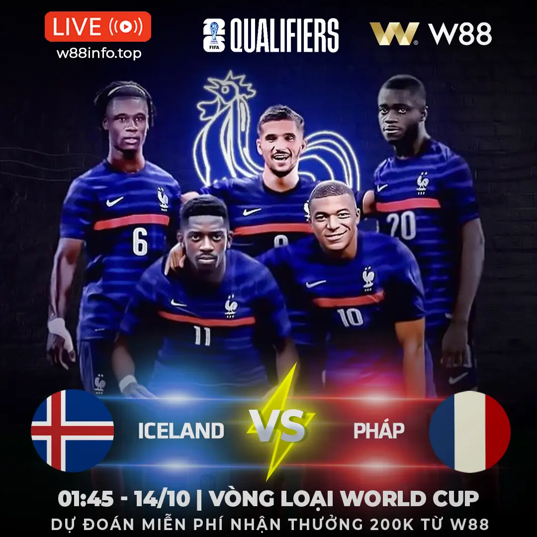 You are currently viewing [W88 – MINIGAME] ICELAND – PHÁP | GIÓ TO SÓNG LỚN