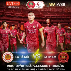 Read more about the article [W88 – MINIGAME] CA HÀ NỘI – CA TPHCM | CUỘC ĐUA RỰC LỬA