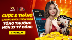 Read more about the article CƯỢC VÀ CHIẾN THẮNG CÙNG CASINO EVOLUTION W88