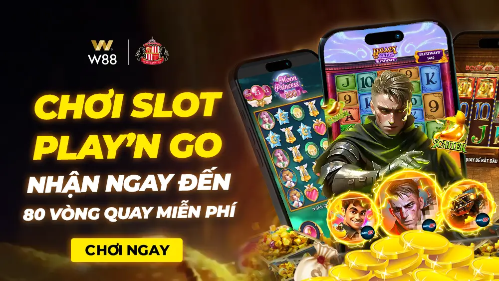 You are currently viewing KHÁM PHÁ SLOT PLAY’N GO – NHẬN NGAY ĐẾN 80 VÒNG QUAY MIỄN PHÍ!