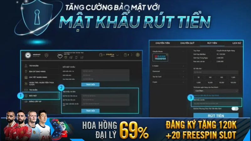 You are currently viewing HƯỚNG DẪN TẠO MẬT KHẨU RÚT TIỀN W88
