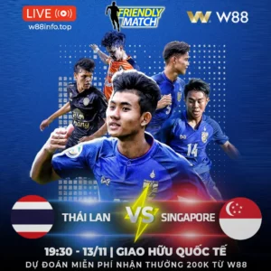 Read more about the article [W88 – MINIGAME] THÁI LAN – SINGAPORE | QUÀ CHO TƯỚNG MỚI
