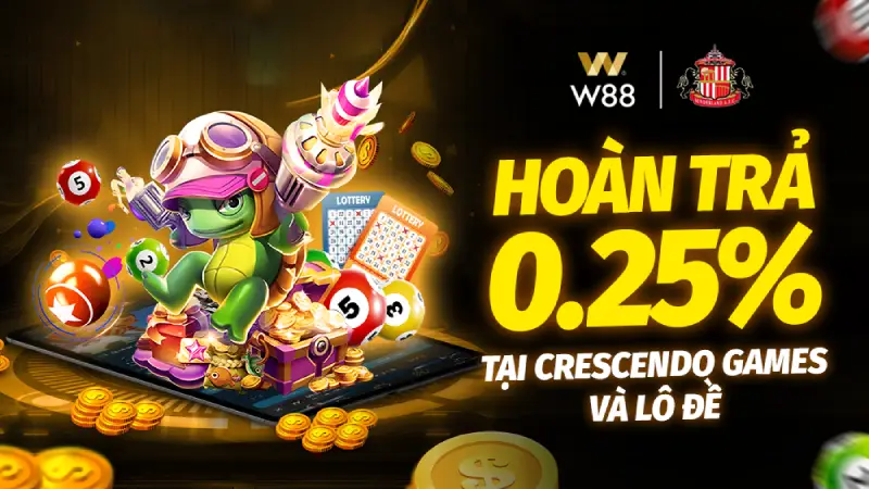 You are currently viewing HOÀN TRẢ NGAY 0.25% TẠI CRESCENDO GAMES & LÔ ĐỀ