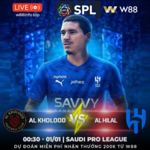 Read more about the article [W88 – MINIGAME] AL KHOLOOD – AL HILAL | THỬ THÁCH ĐẦU NĂM