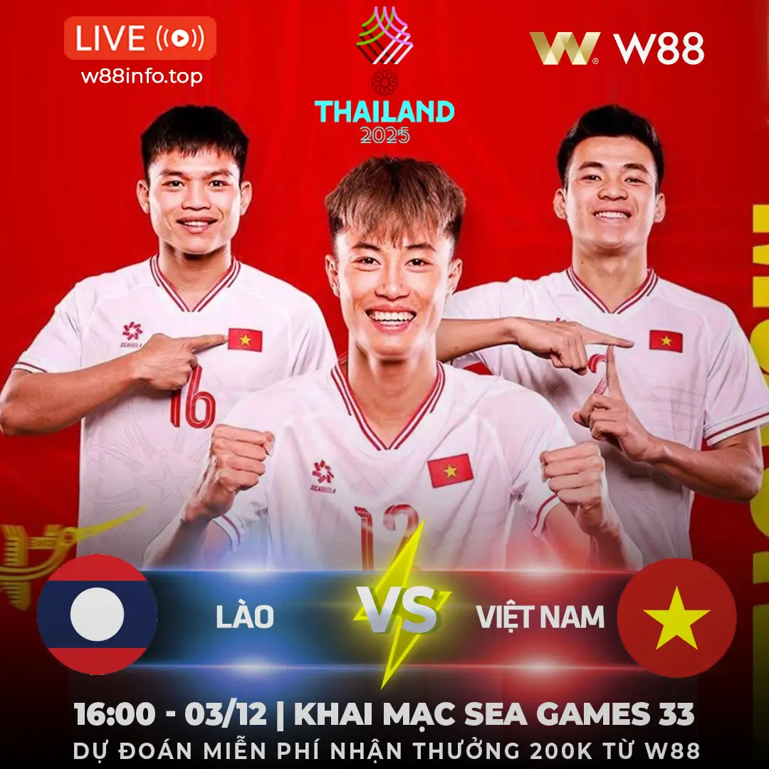 You are currently viewing [W88 – MINIGAME] LÀO – VIỆT NAM | KHỞI ĐẦU SUÔN SẺ