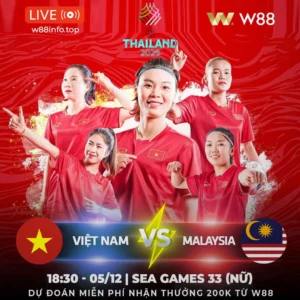 Read more about the article [W88 – MINIGAME] VIỆT NAM – MALAYSIA | THẮNG TO TRẬN ĐẦU