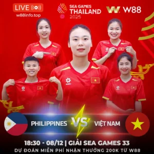 Read more about the article [W88 – MINIGAME] PHILIPPINES – VIỆT NAM | KHÔNG QUÁ KHÓ KHĂN