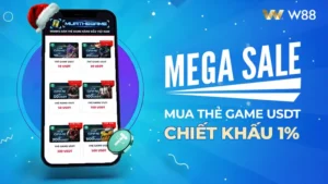 Read more about the article MUA THẺ GAME USDT W88 CHIẾT KHẤU NGAY 1% – GIẢI PHÁP TIẾT KIỆM CHO NGƯỜI CHƠI THÔNG MINH