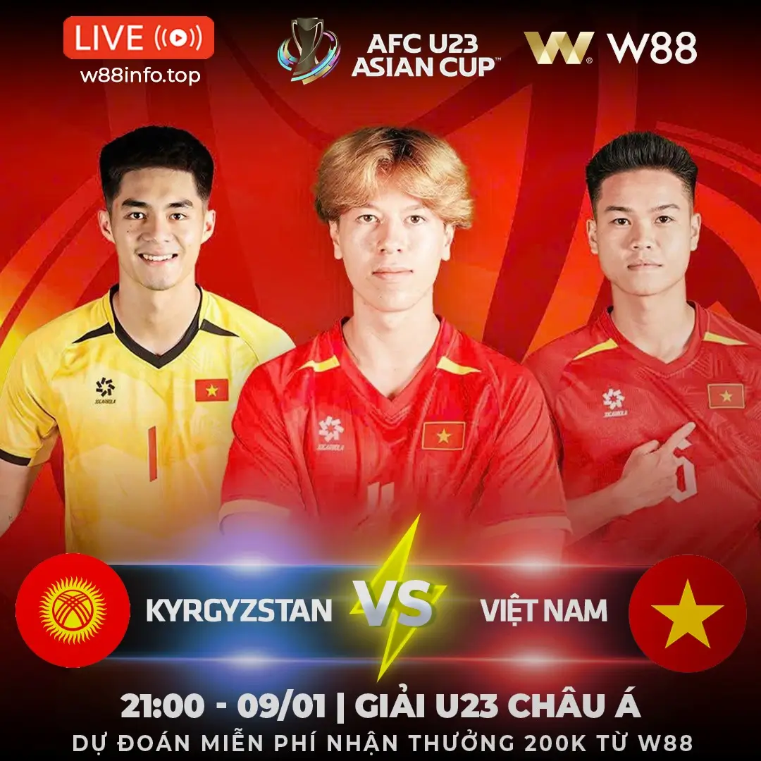 You are currently viewing [W88 – MINIGAME] KYRGYSTAN – VIỆT NAM | TIẾN VÀO TỨ KẾT