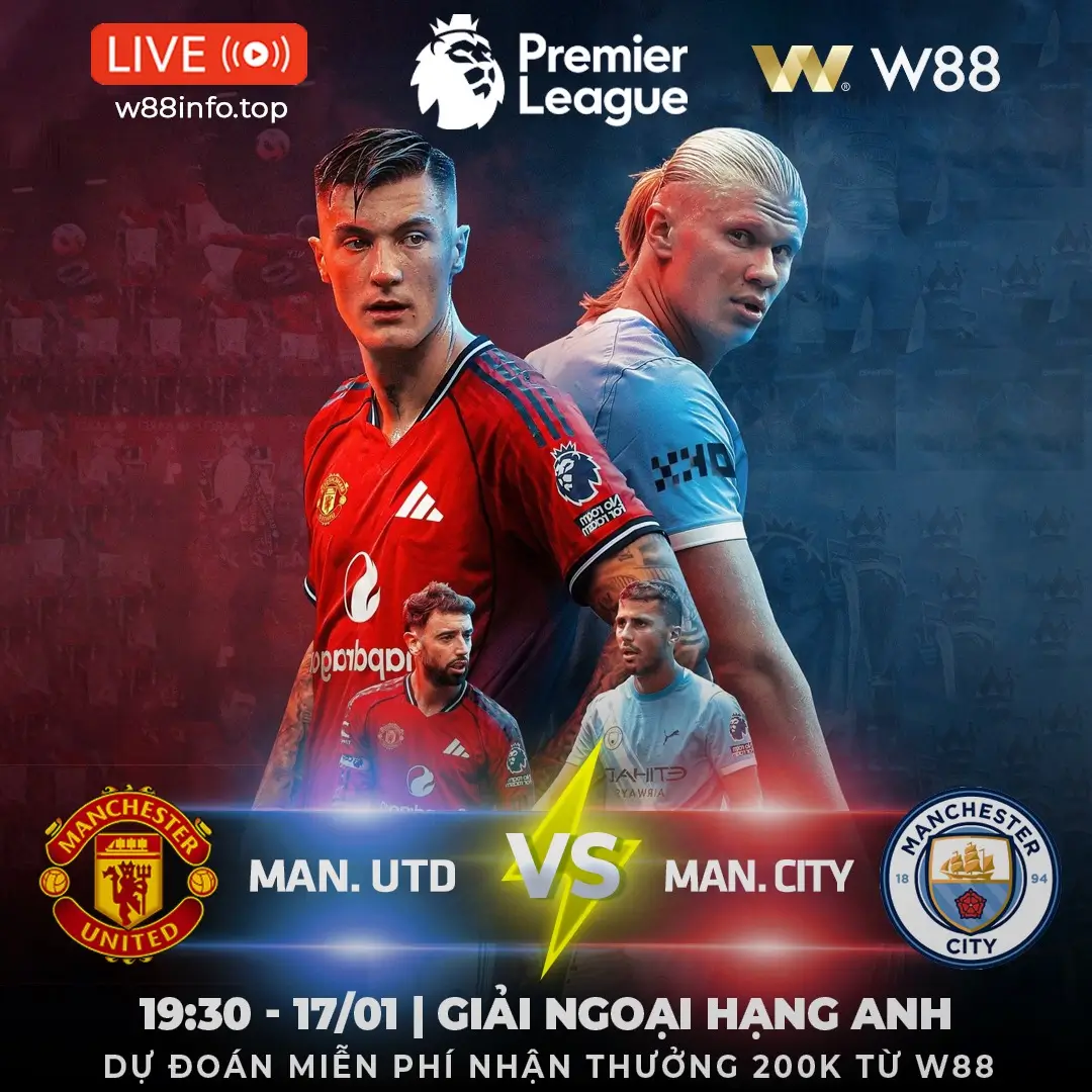 You are currently viewing [W88 – MINIGAME] MU – MAN CITY | THỬ THÁCH QUÁ LỚN