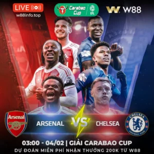 Read more about the article [W88 – MINIGAME] ARSENAL – CHELSEA | ĐẠI CHIẾN LONDON