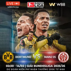 Read more about the article [W88 – MINIGAME] DORTMUND – MAINZ 05 | ÁM ẢNH XA NHÀ