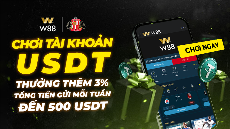 You are currently viewing CHƠI TÀI KHOẢN USDT – THƯỞNG THÊM 3% TỔNG TIỀN GỬI MỖI TUẦN ĐẾN 500 USDT