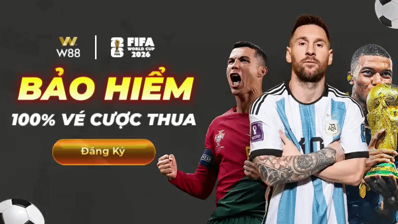 Banner khuyến mãi HOT nhà cái W88