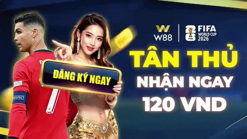 Banner khuyến mãi HOT nhà cái W88