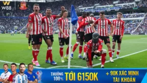 Read more about the article SUNDERLAND THẮP SÁNG HY VỌNG CHÂU ÂU SAU MÀN LỘI NGƯỢC DÒNG TRƯỚC EVERTON