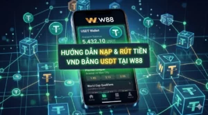 Read more about the article HƯỚNG DẪN NẠP & RÚT TIỀN VND BẰNG USDT TẠI W88 MỚI NHẤT
