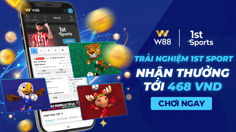 You are currently viewing TRẢI NGHIỆM 1st SPORT NHẬN THƯỞNG TỚI 468 VND
