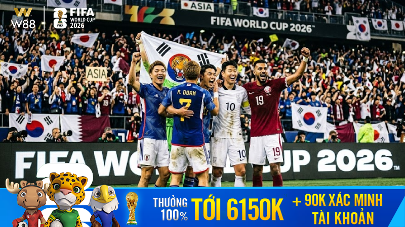 You are currently viewing CÁC ĐẠI DIỆN CHÂU Á GIEO RẮC “NỖI KINH HOÀNG” TẠI WORLD CUP 2026