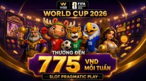 Read more about the article HÒA NHỊP WORLD CUP 2026 – CƯỢC & NHẬN THƯỞNG ĐẾN 775 VND MỖI TUẦN TẠI SLOT PRAGMATIC PLAY